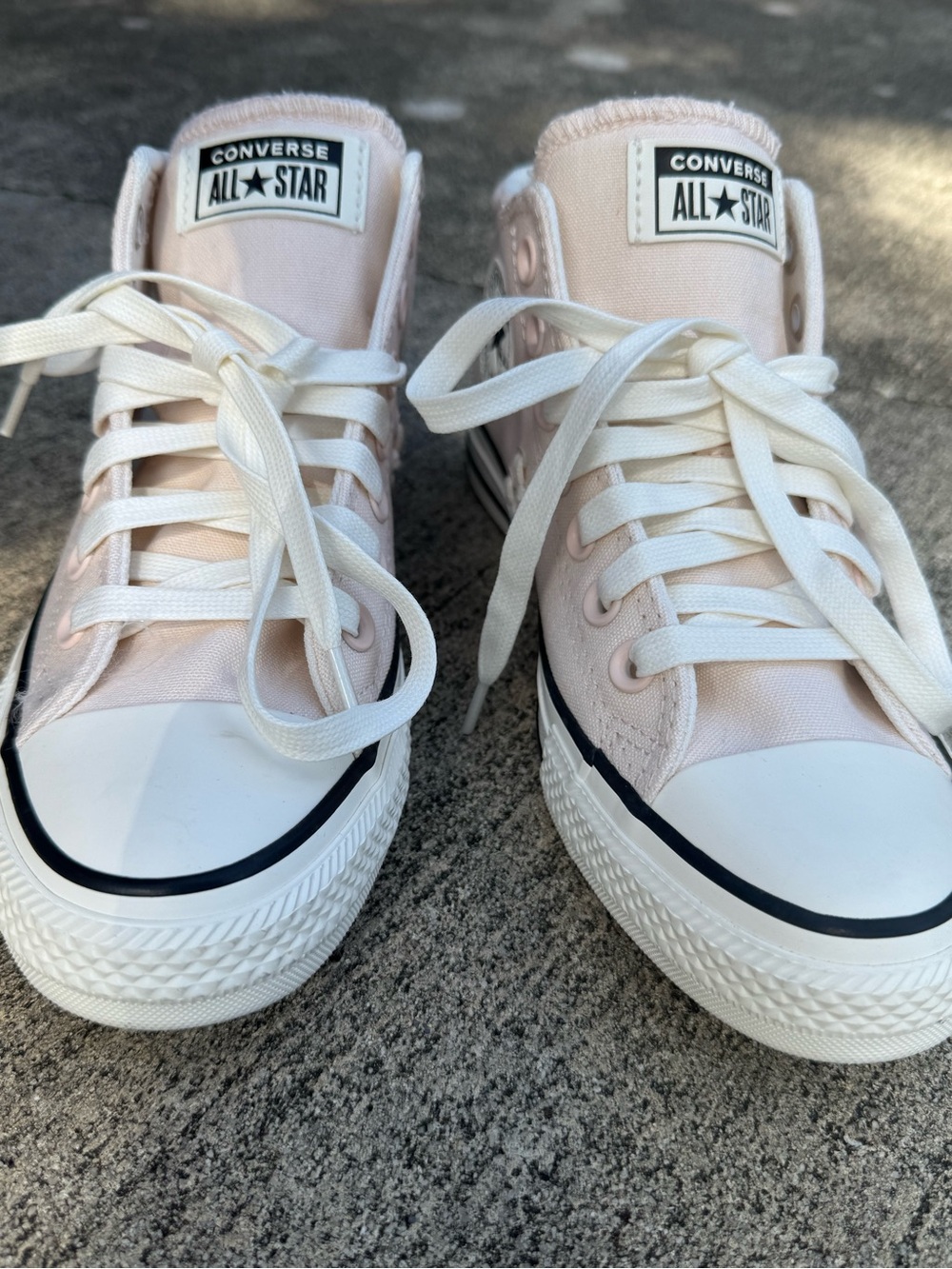 Converse Chuck Taylor All Star Mid Top Sneakers Light Pink Size 7 NWOT - Picture 5 of 10